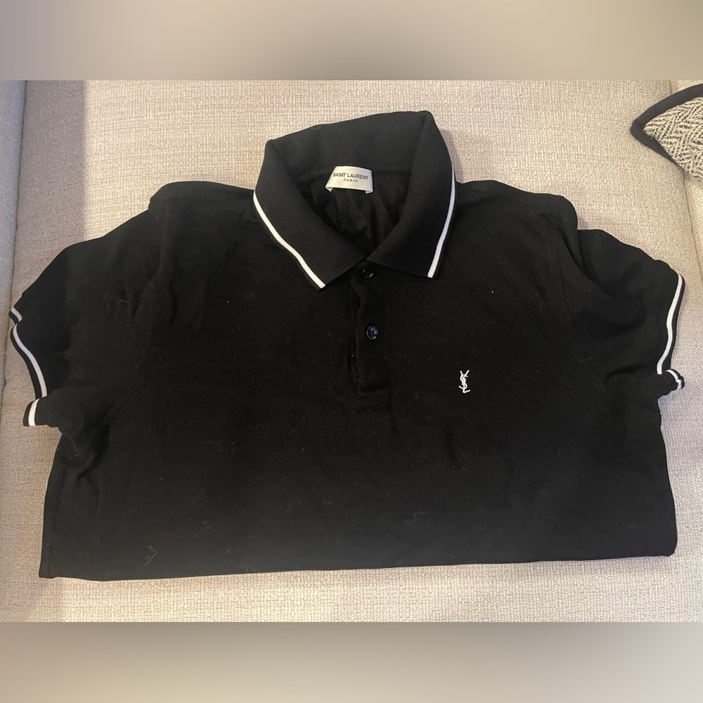 Saint Laurent men’s polo. Size L but runs small. Great condition